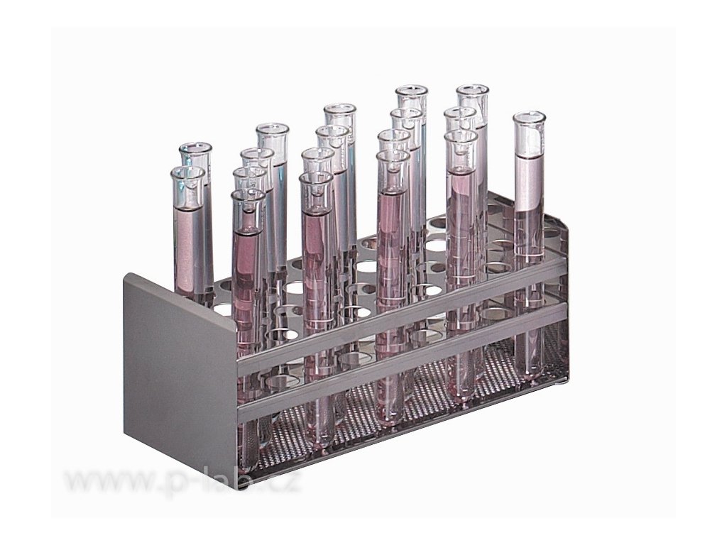 Test tube racks stainless steel for SAP, JBN, JBA and SBB baths for 30mm tubes