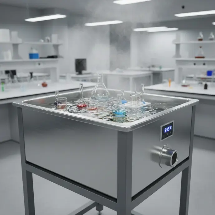 Stainless steel bathtub for water bath, 18 l