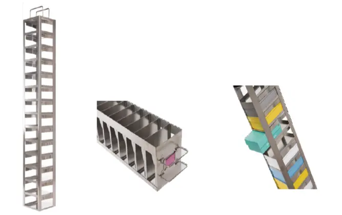 Horizontal square inventory rack (CFC-15-2S) - 15-place