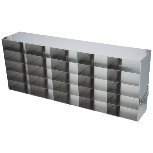 [A-FR-2-25] stainless steel laboratory freezer rack for 2 inch cryo boxes 